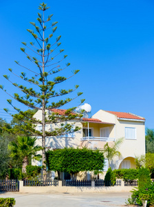 在塞浦路斯岛上的房子