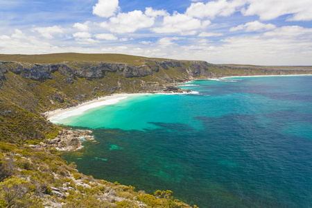 南澳大利亚袋鼠岛上美丽的海湾