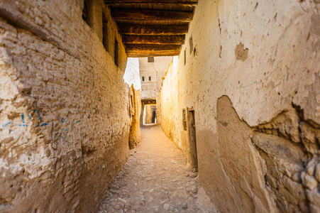 在达赫拉沙漠，埃及的老村庄 Al Qasr