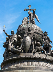 俄罗斯诺夫哥罗德的千年纪念碑
