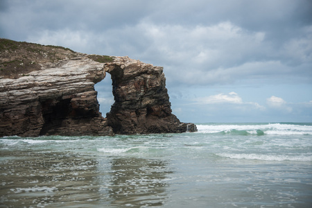 如画一样的 Catedrais 海滩