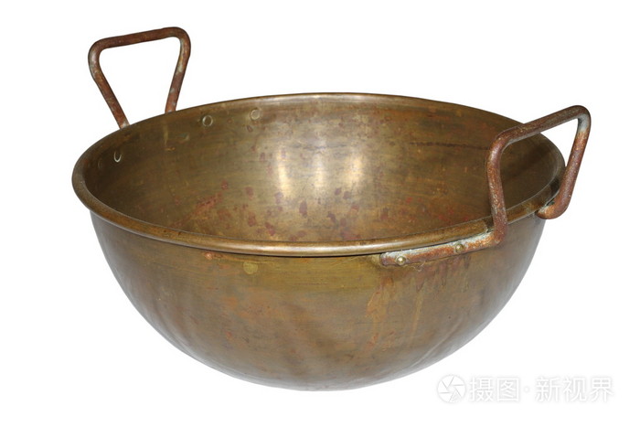 古代的风化铜锅