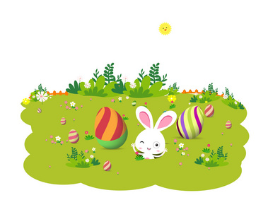 蛋和复活节兔子