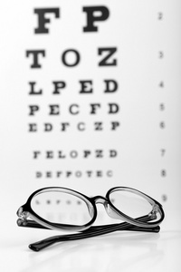 眼镜的眼睛图