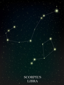 天蝎座和天枰座的星座图片