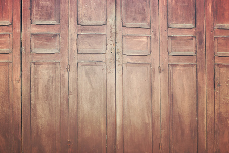 老式木制折叠门 复古风格的图像
