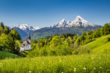 玛丽亚胚芽，驾驶员 Berchtesgadener 土地，巴伐利亚德国