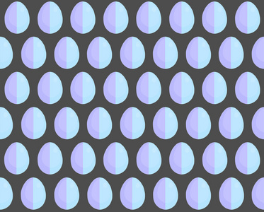 复活节蛋模式的例证