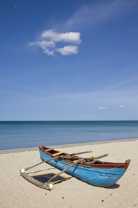在斯里兰卡的乌普韦利海滩