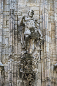 米兰 2005年世博会资本大教堂雕像详细