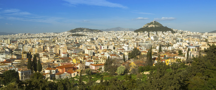 雅典和希腊 Lycabettus 山