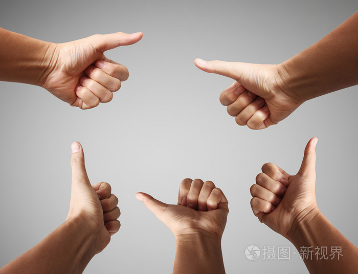 手人显示 ok 的手势照片-正版商用图片1ijn0e-摄图新
