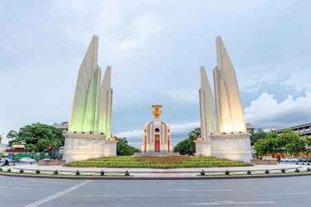 泰国民主纪念碑。