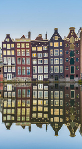 荷兰阿姆斯特丹的达姆拉克运河。