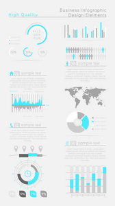 vysoce kvalitn business infographic prvky