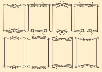 复古装饰设计边框