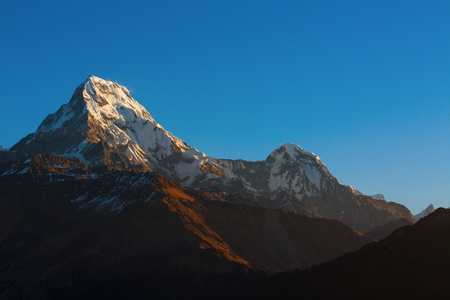 Machhapuchchhre 山鱼尾巴在英语中是一座山