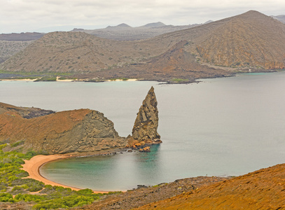 火山的一个岛上的火山残