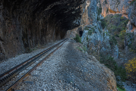 Cog 铁路 Vouraikos 峡谷