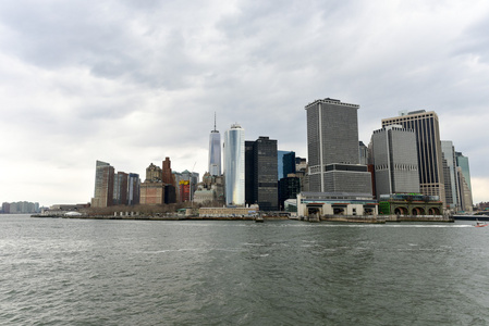 曼哈顿下城的视图