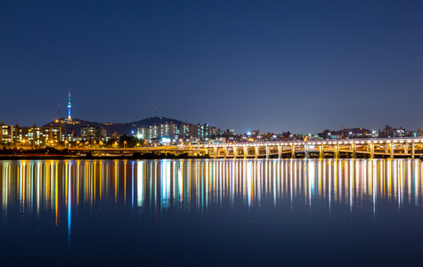 首尔市夜景