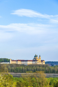 在较低的奥地利多瑙河修道院梅尔克