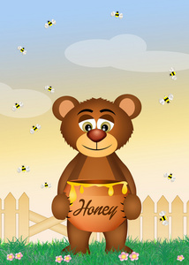熊吃蜂蜜