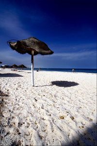 在苏斯突尼斯的海滩
