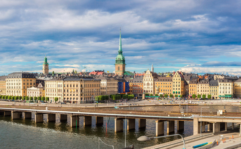 瑞典斯德哥尔摩的全景