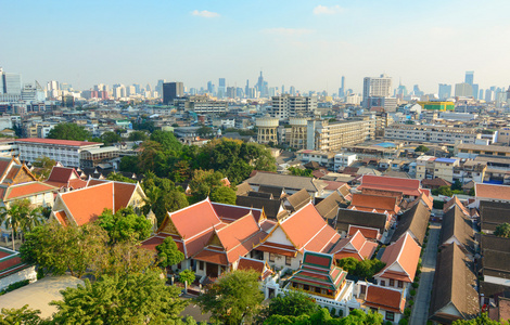 从金山曼谷的视图