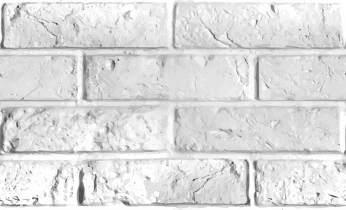 白色的砖墙的模式