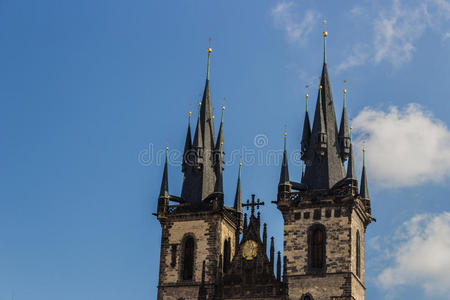 古老的 城市 历史 布拉格 教堂 普拉哈 首都 城堡 大教堂