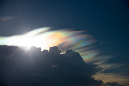 彩虹云与光谱光, 罕见的现象在夏天