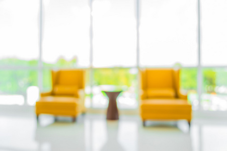 模糊图像的医院办公用房与桌椅的背景使用。