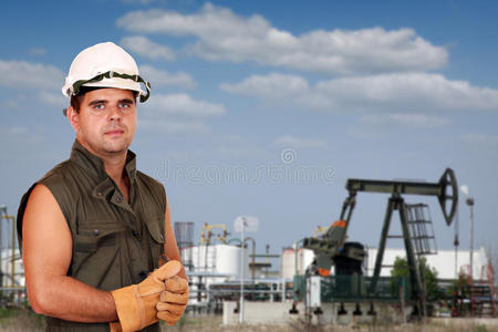 油田石油工人
