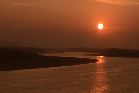 亚洲缅甸 Myeik 景观河