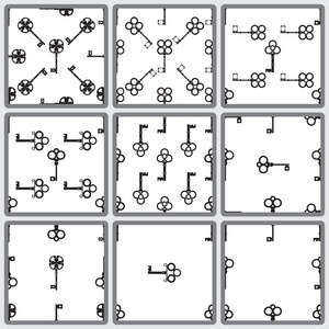 与旧钥匙图像的无缝模式集