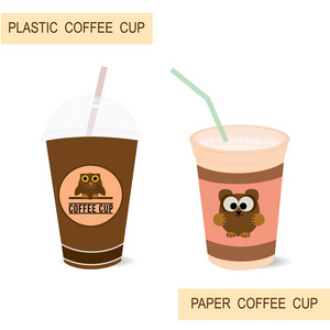 塑料和纸杯