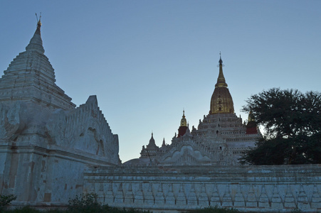在蒲甘，缅甸，缅甸古庙
