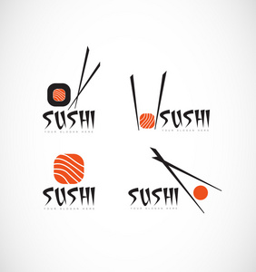 寿司鱼餐厅标志