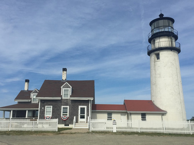 科德角，马萨诸塞州的高地灯塔 Cape Cod 光