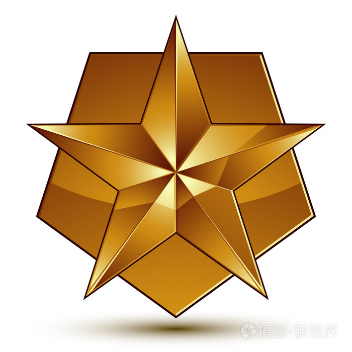 金色的星徽
