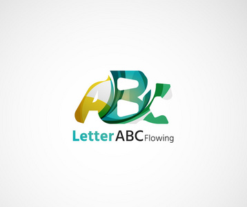 abc 公司徽标。矢量图