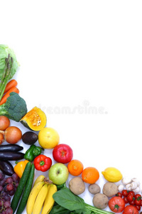 水果和蔬菜框架