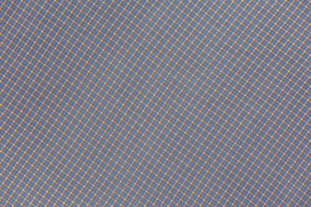 蓝色织品样式和橙色线织品纹理背景 f
