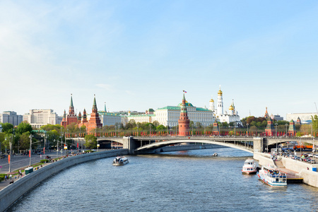 全景视图的莫斯科，俄罗斯