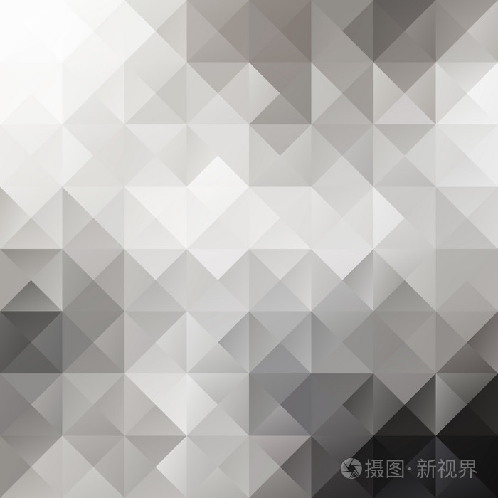灰色的网格马赛克背景,创意设计模板