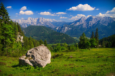 奥地利山风景