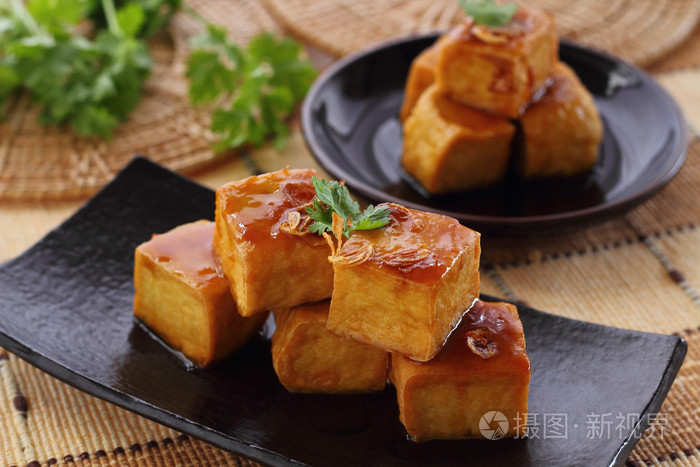 甜和酸豆腐
