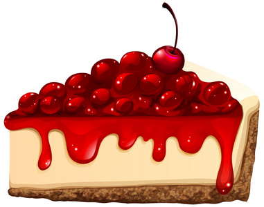 红樱桃芝士蛋糕